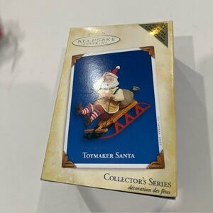 2005 “Toymaker Santa” Hallmark Keepsake Ornament 6th in Series NIB